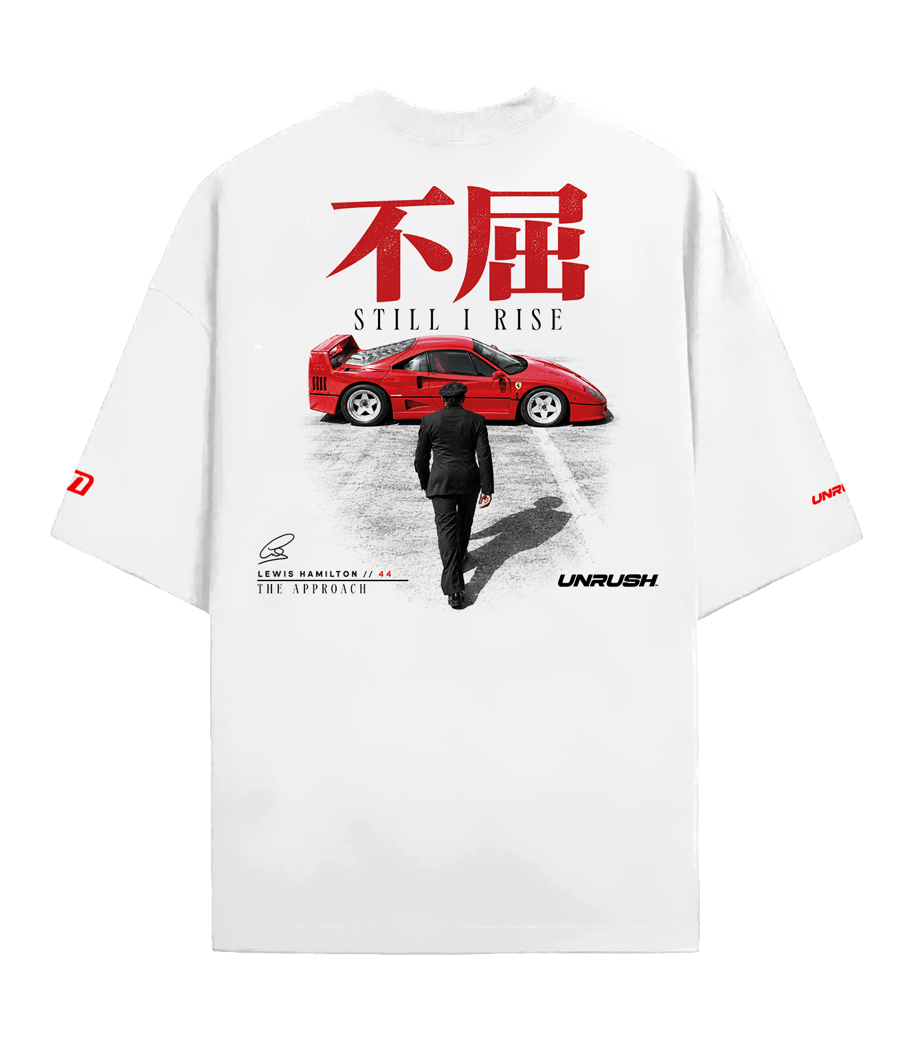 Camiseta Lewis Hamilton 44, costas