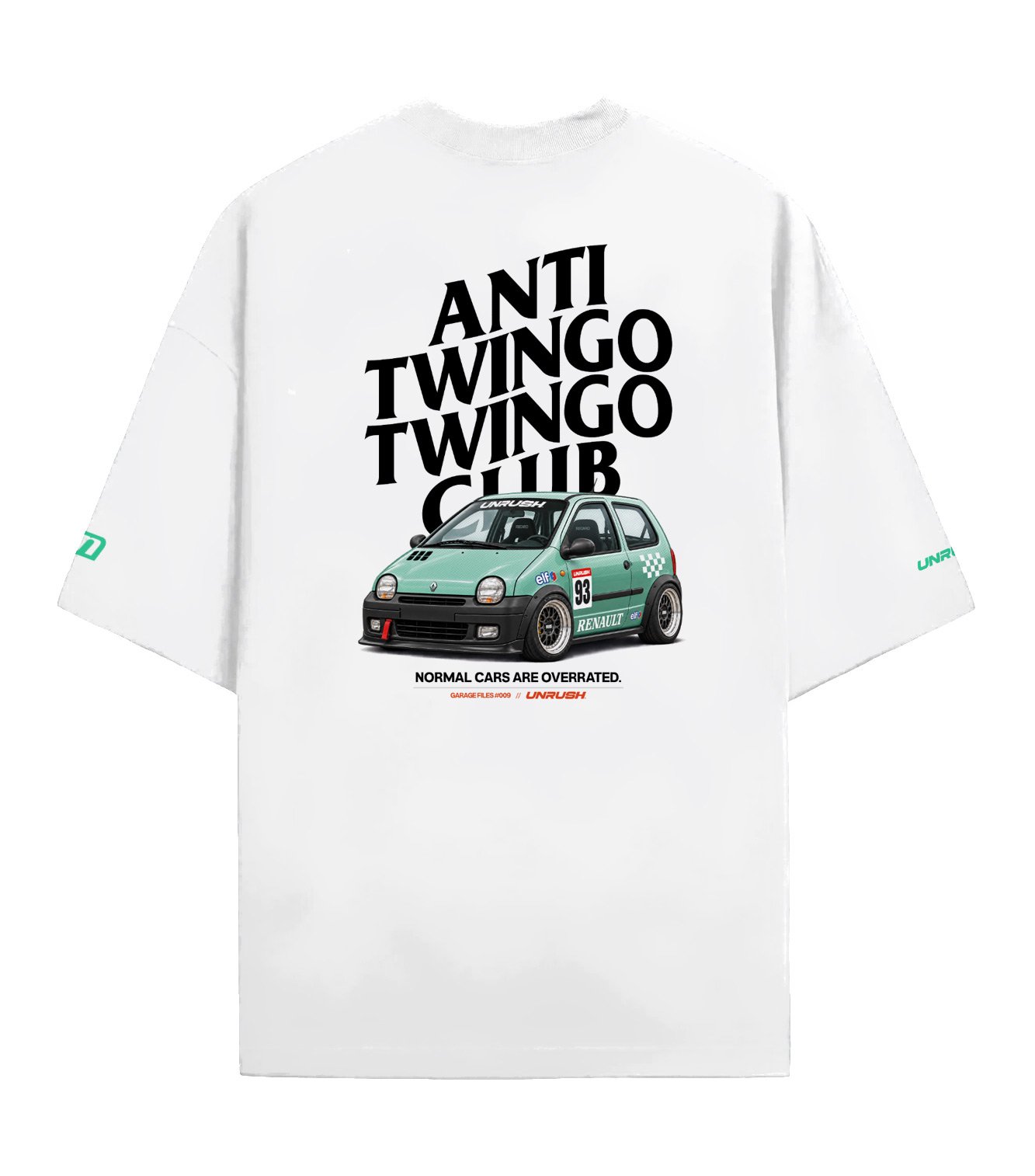 Camiseta Renault Twingo, costas