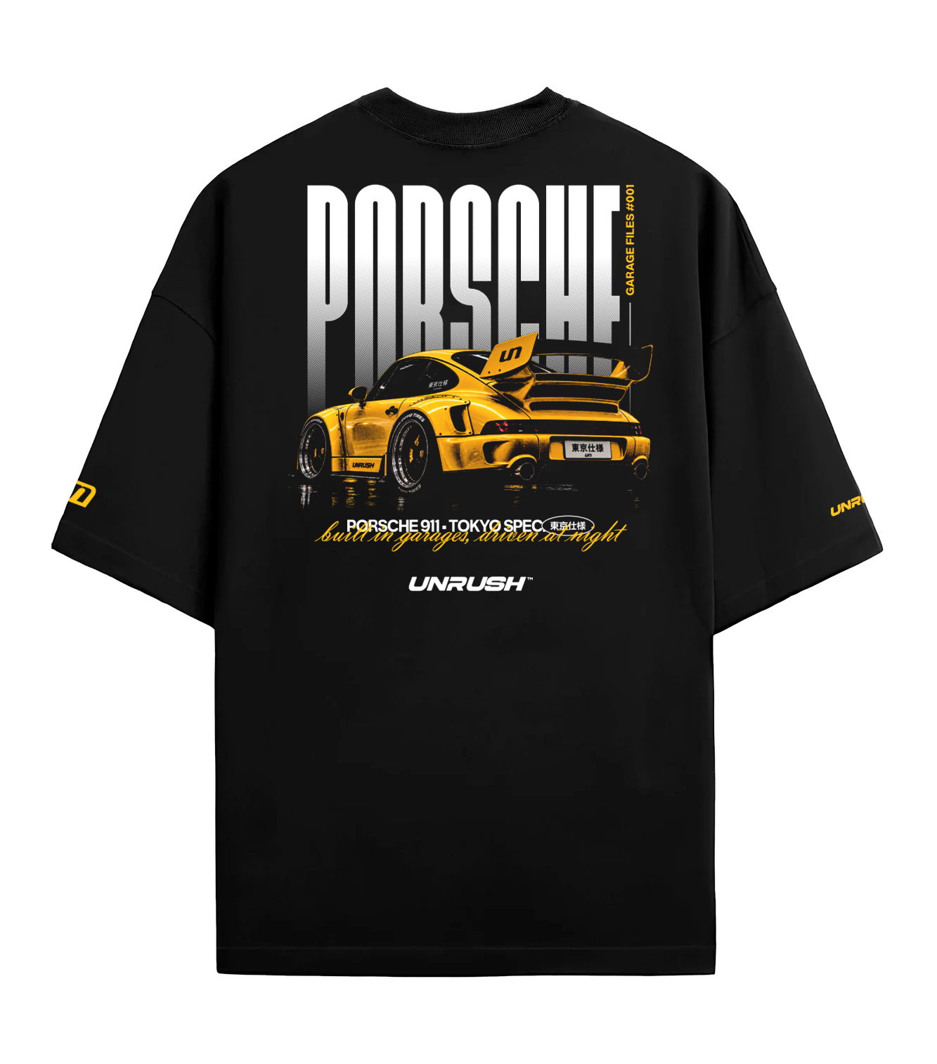 Camiseta Porsche 911 Tokyo Spec, costas